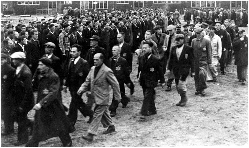 Roll call of Jewish prisoners at Westerbork